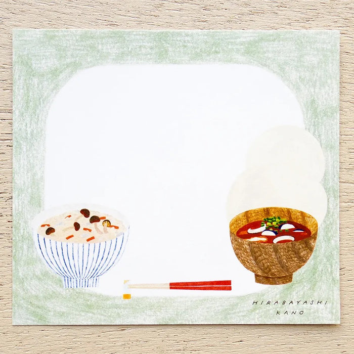 Kano Hirabayashi Washoku Memo Block
