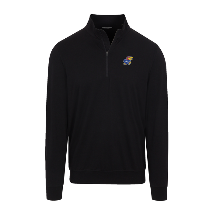 Kansas Velocity Performance Quarter Zip Black