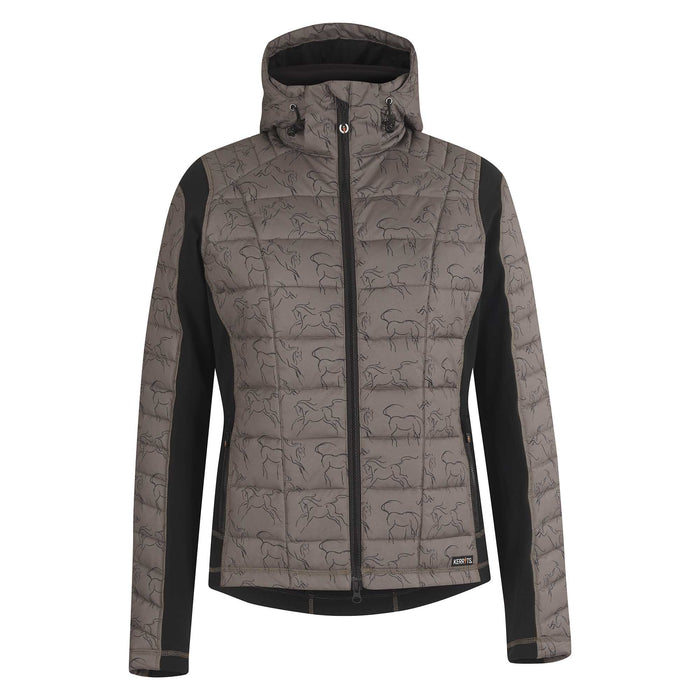 Kerrits Women's Heads Up Winter Whinnies Quilted Riding Jacket - KT2GB - XSmall - Sable - 7