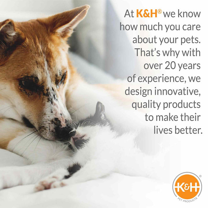 K&H Pet Products Original Bolster Pet Cot Elevated Pet Bed - PCGB - Chocolate/Black - Large - 8