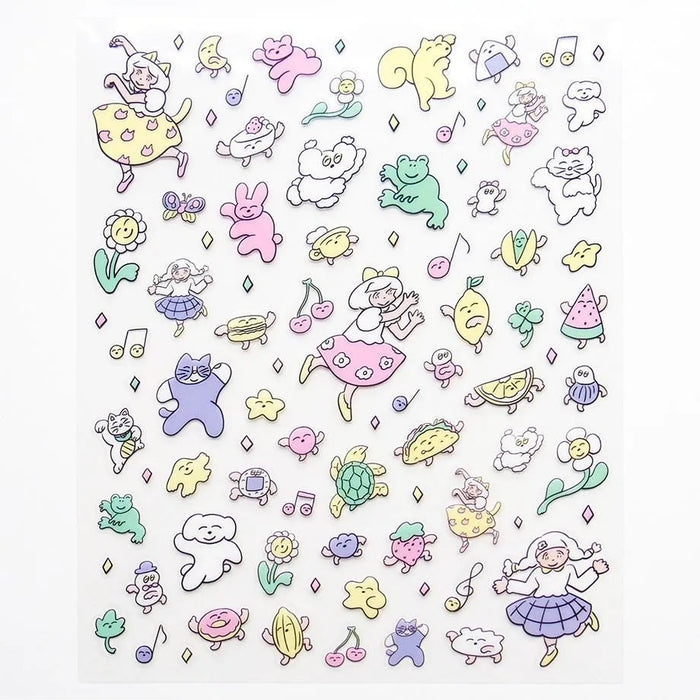 Kitazawa Heisuke Odaru Odaru Everyone Stickers
