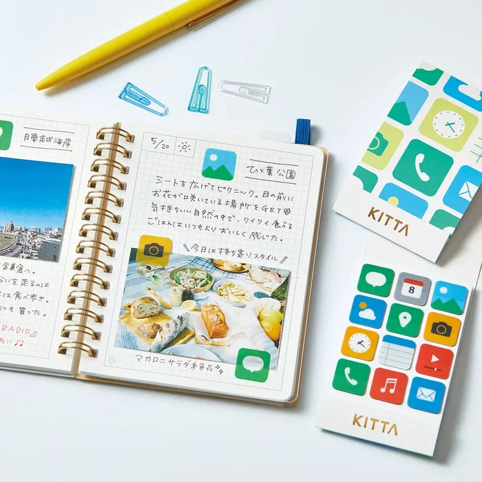 KITTA Portable Sticker | Clear  | Icon Theme