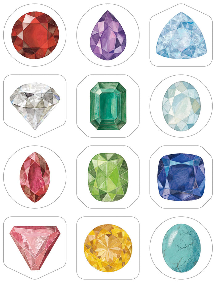KITTA Portable Stickers | Clear | Small Gems