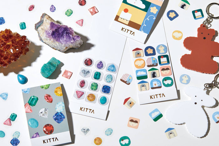 KITTA Portable Stickers | Clear | Small Gems