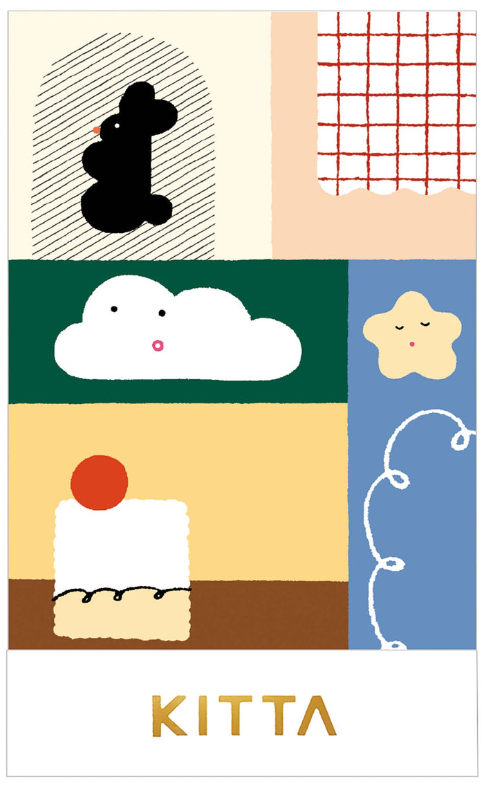 KITTA Portable Stickers | Clear Small | Home