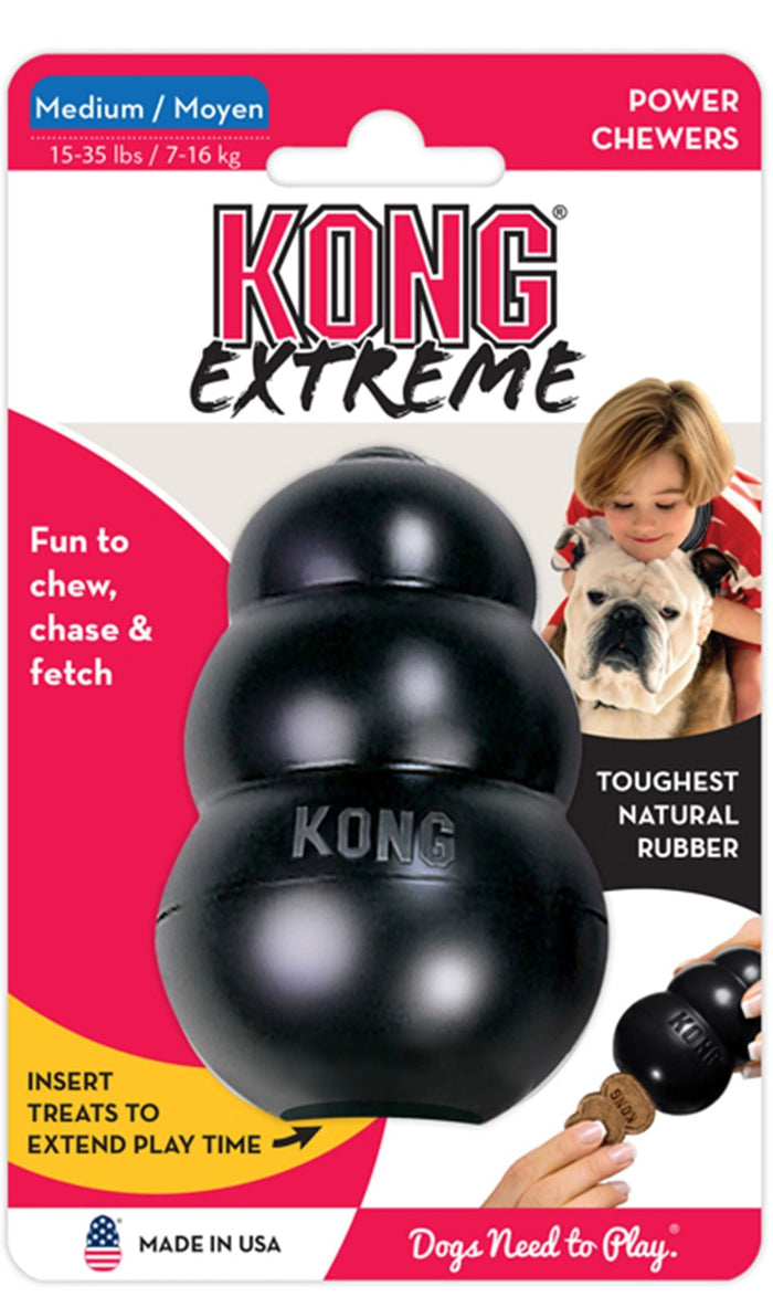 KONG Extreme Dog Toy for Power Chewers - K91A - Medium - 3.5" - Single - 1