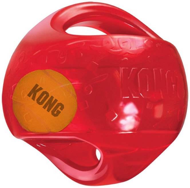 KONG Jumbler Ball Squeaker Dog Toy - K91J - Kong Jumbler Ball, L/XL - 4