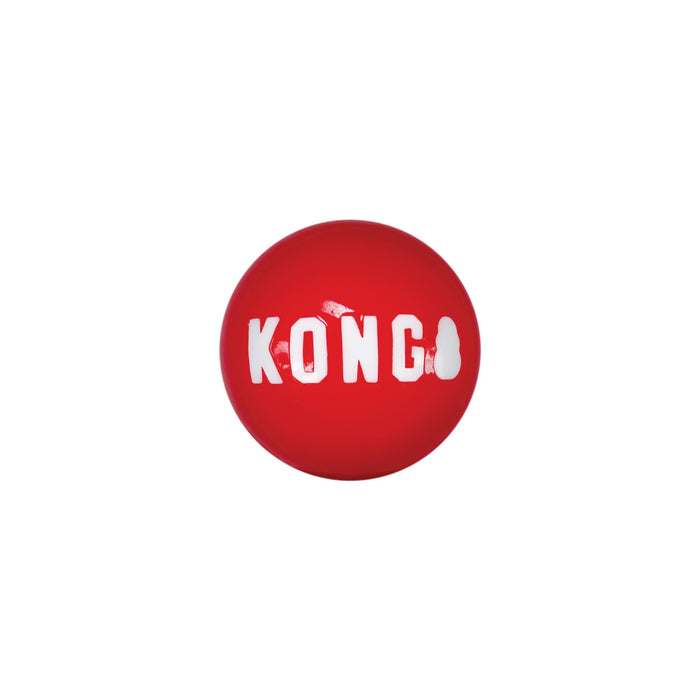 KONG Signature Fetch Dog Toy Balls, Multi - Pack - K911P - Medium - 2.5"D - 4 pk - Assorted - 6