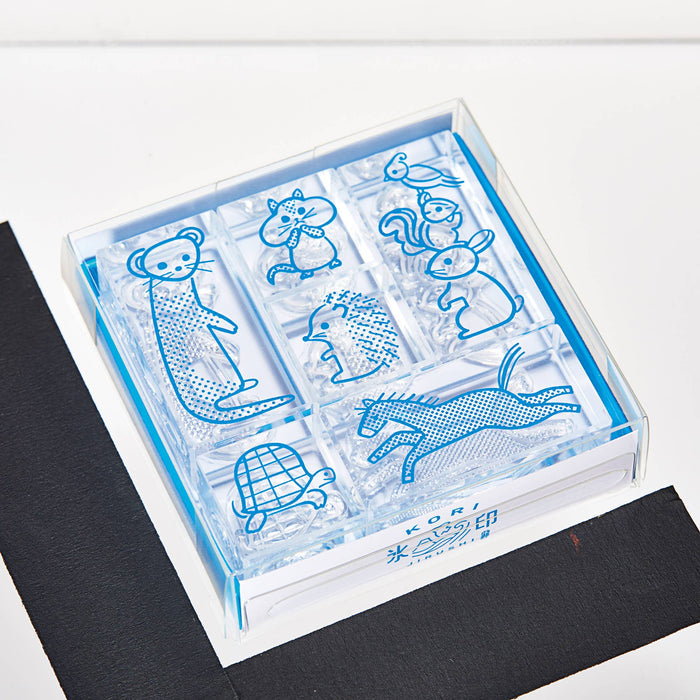 KORI JIRUSHI  Clear Stamp | 6 Pc Set | Animals
