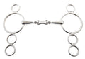Korsteel French Link 3 Ring Dutch Gag Bit - KOK3 - 1