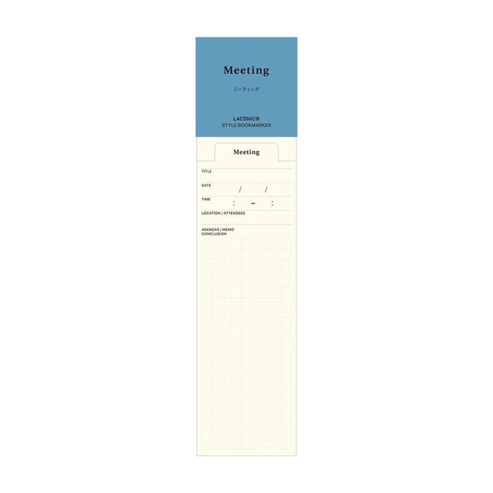 Laconic Bookmarker | Meeting