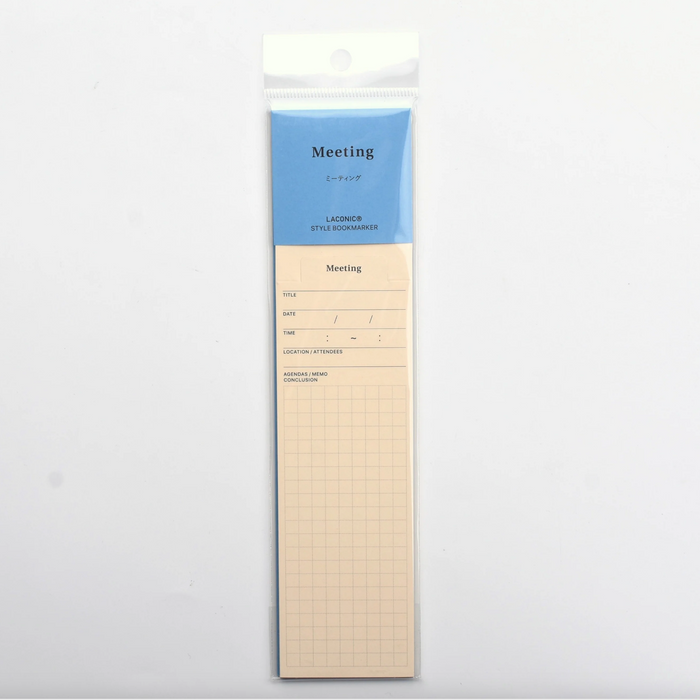 Laconic Bookmarker | Meeting