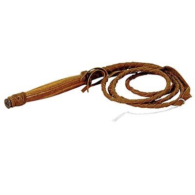 Leather Bull Whip - S8BV - 8" - 6