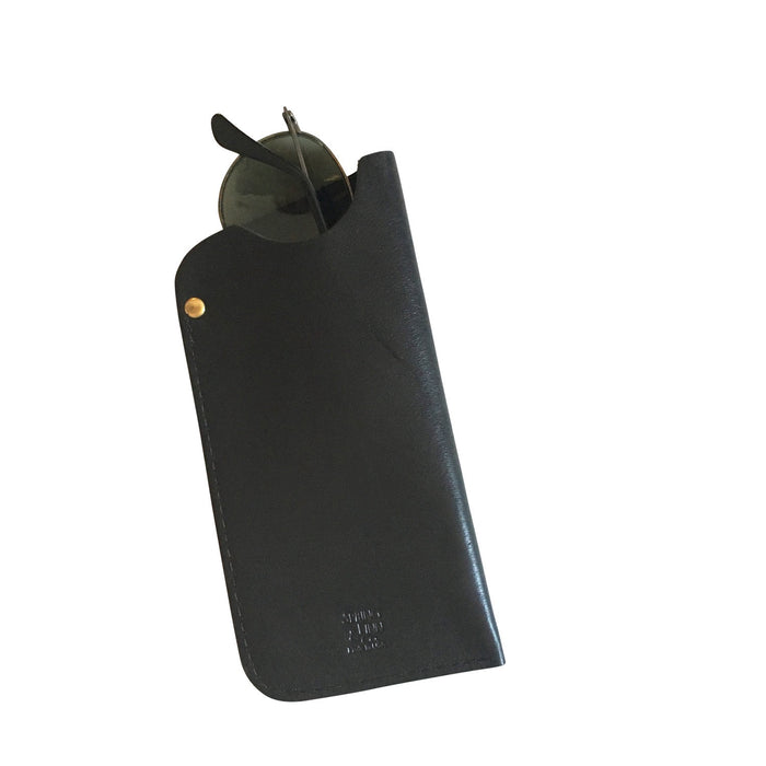 Leather Eyeglasses Case | Black or Red