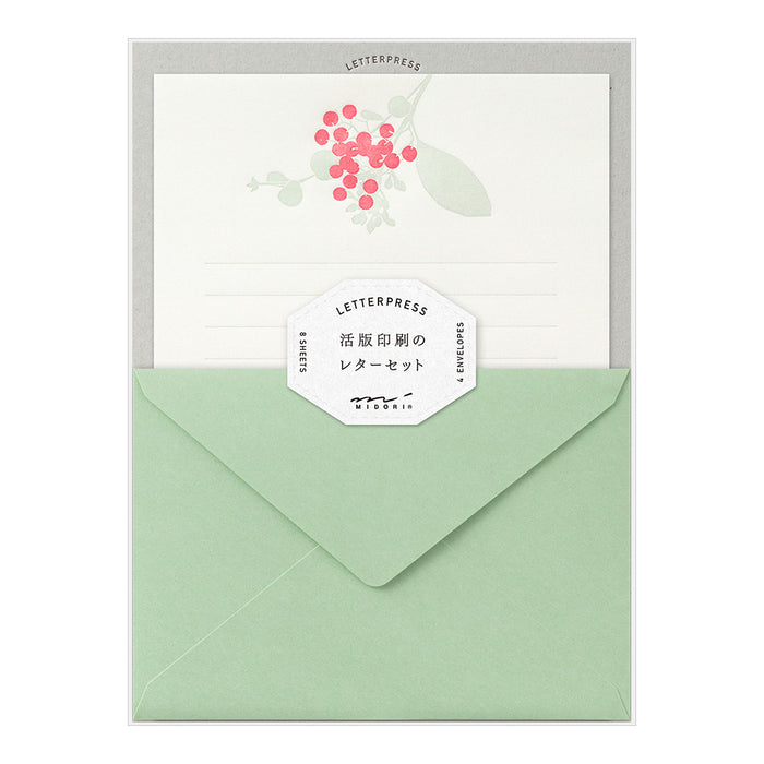 Letterpress Stationery Sets | Flowers