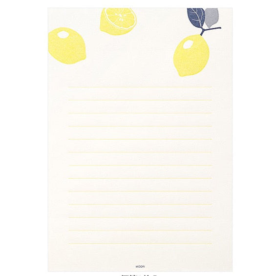 Letterpress Stationery Sets | Lemon