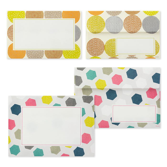 Letterset  w/ 10 Asst Envelopes | Geometrics
