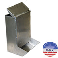 Lifetime Aluminum Pet Feeder, 2 Gal – Heavy Duty Rust - Resistant Outdoor Livestock Feeder - 010PVI02-2 - Silver - 2 Gallon - 1