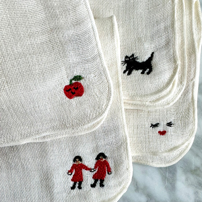 Linen Gauze Handkerchief Assortment