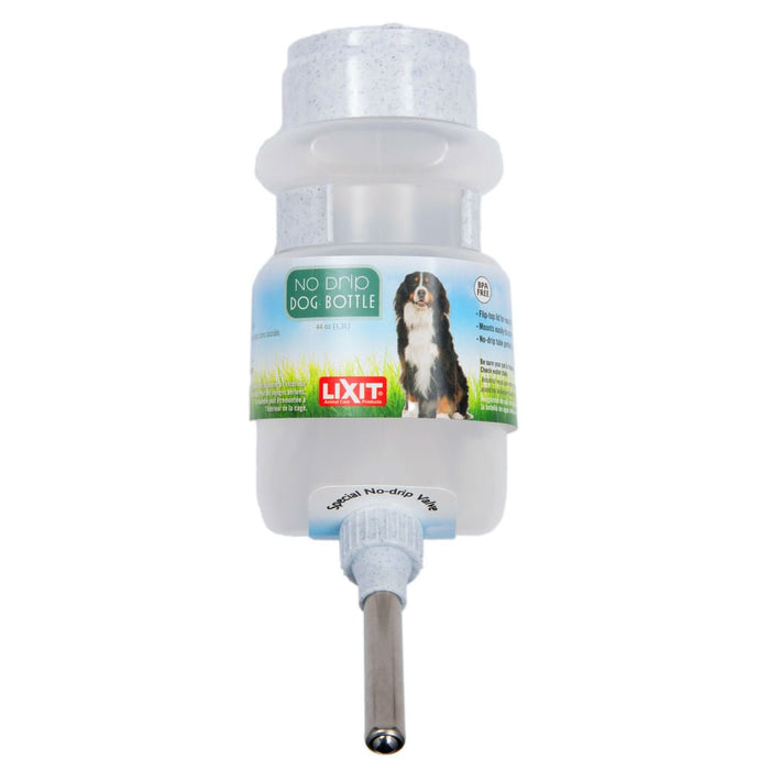 Lixit Plastic Water Bottle and Tube - 010LXT-DW44 - No Drip - 44 oz - 1