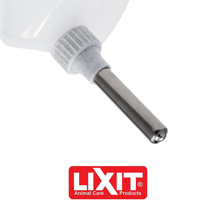 Lixit Plastic Water Bottle and Tube - 010LXT-DW44 - No Drip - 44 oz - 6