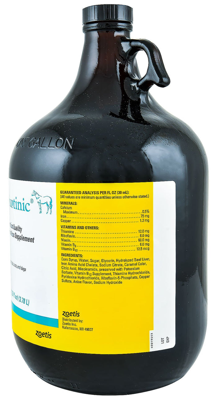 Lixotinic Vitamin Iron Supplement for Horses, Foals, Cats, & Dogs, Gallon (Glass) - N2L2 - 1 Gallon - 3