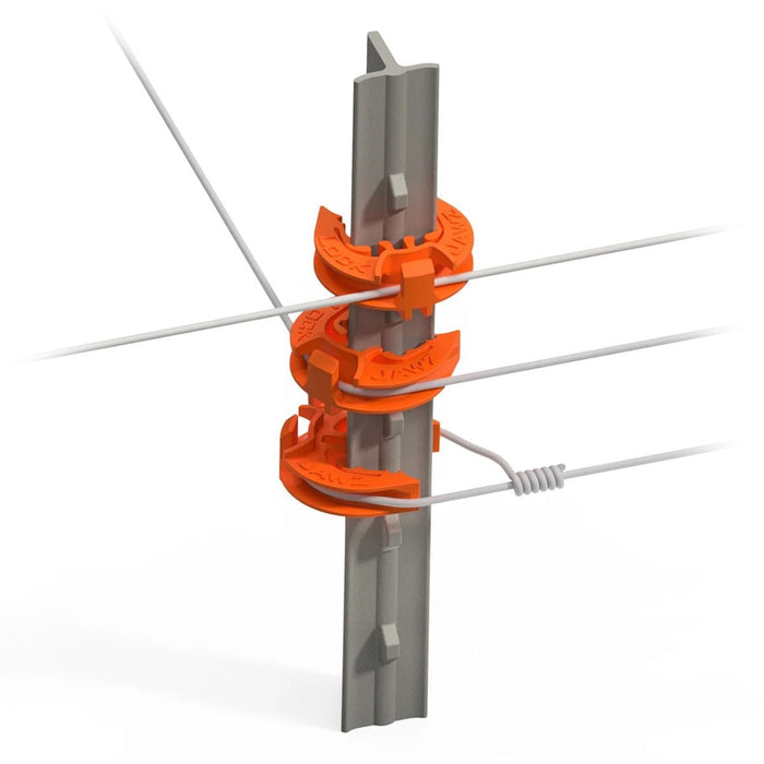 Lock Jawz 25 Pack T - Post Insulator - AABAO - Orange - 8