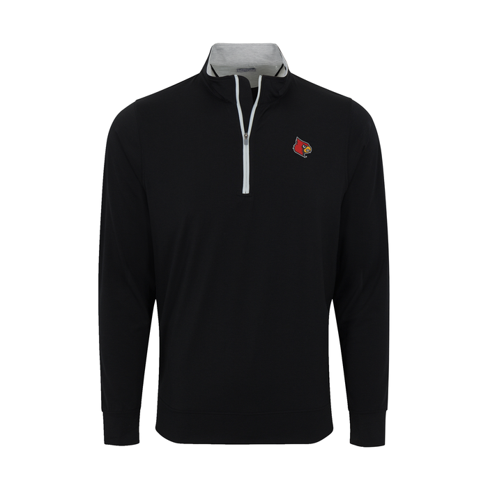 Louisville DriRelease® Performance Pullover Black with Light Grey Trim