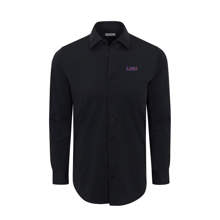 LSU Apex Performance Dress Shirt Black