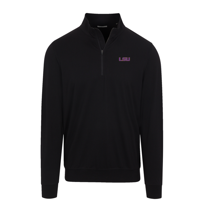 LSU Velocity Performance Quarter Zip Black