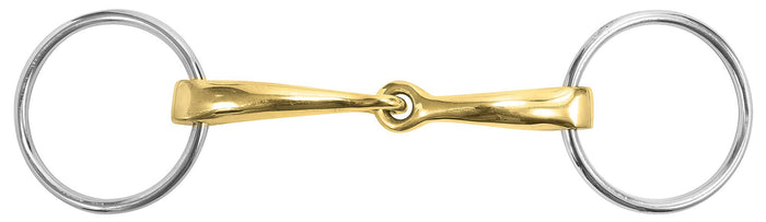 M Toulouse Curved Mouth 16mm Loose Ring Snaffle - RH25C - 5 in - 2