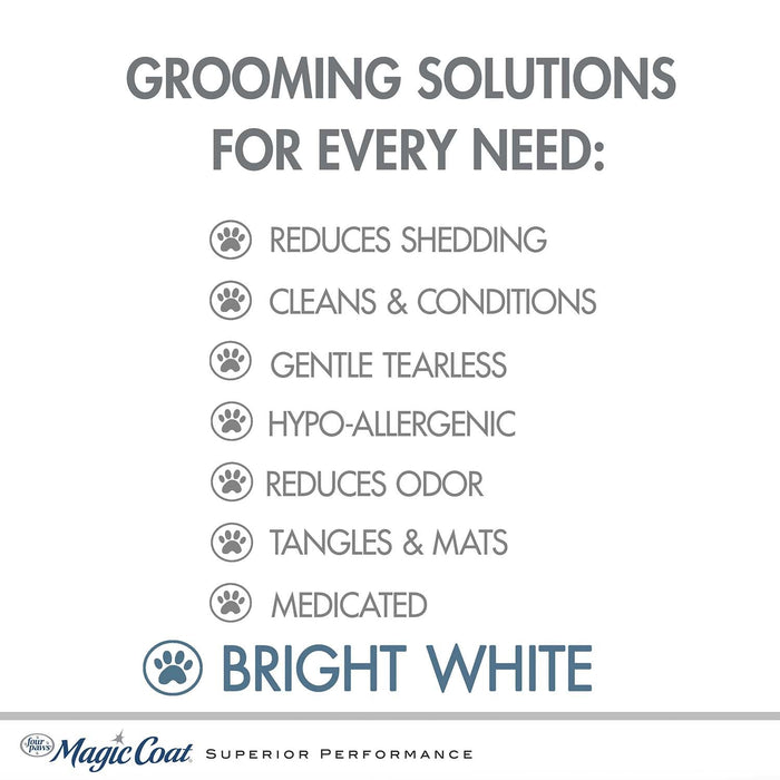 Magic Coat Bright White Shampoo, 16 oz - 39A1E - 16oz - 4