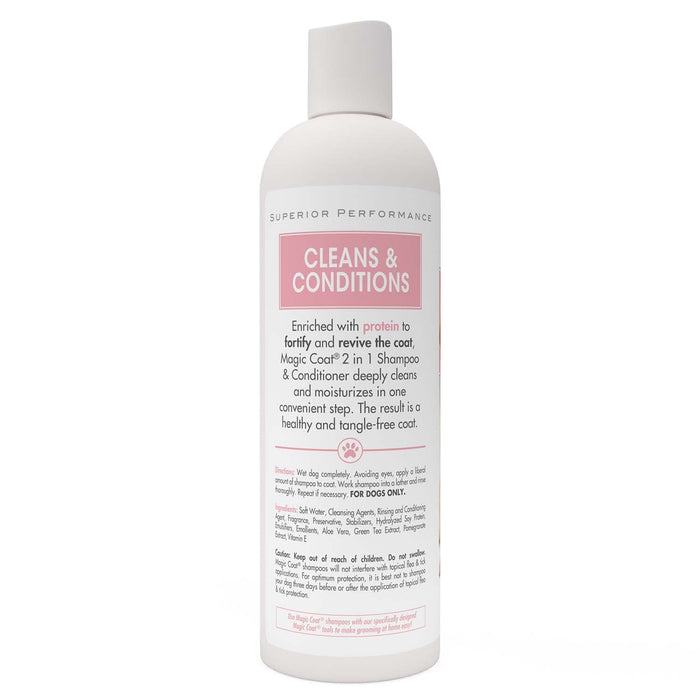 Magic Coat Cleans & Conditions 2 in 1 Shampoo and Conditioner, 16 oz - 39A1F - 16oz - 2
