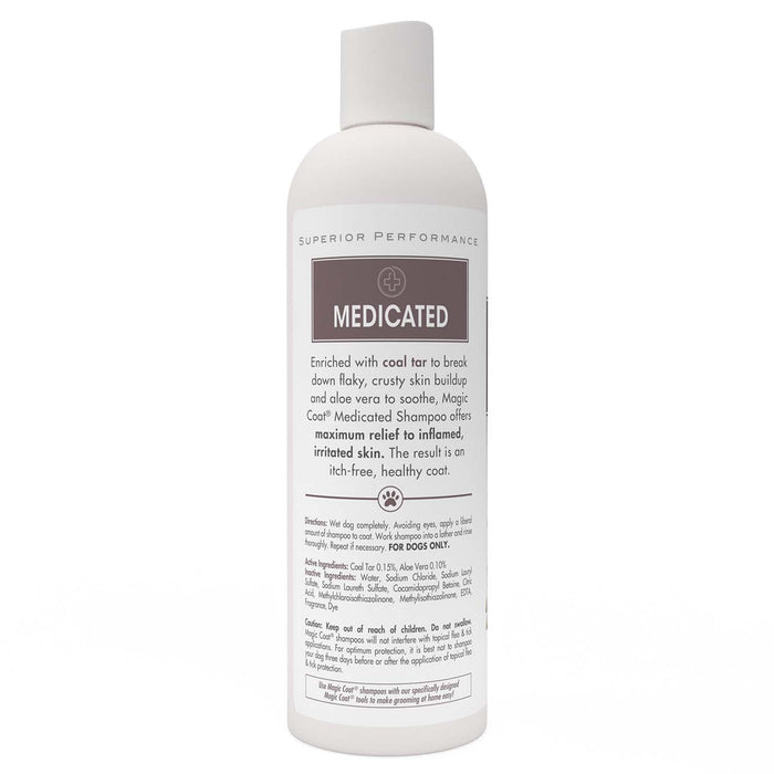 Magic Coat Medicated Dog Shampoo for Skin Allergies, 16 oz - 39A1N - 16oz - 2