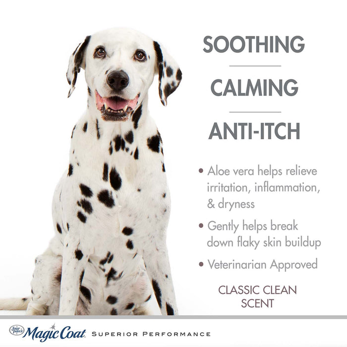 Magic Coat Medicated Dog Shampoo for Skin Allergies, 16 oz - 39A1N - 16oz - 3