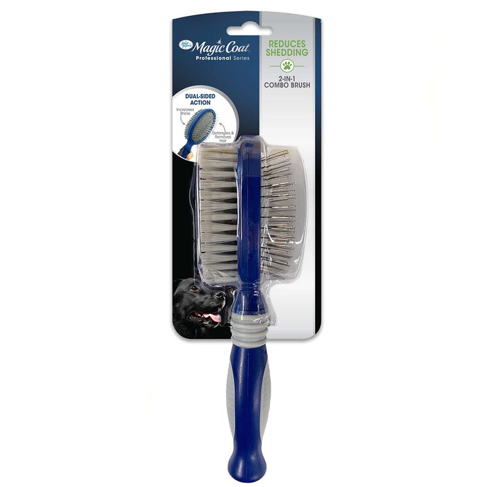 Magic Coat Professional Series 2 - in - 1 Combo Pin and Bristle Brush - 39A15 - 1