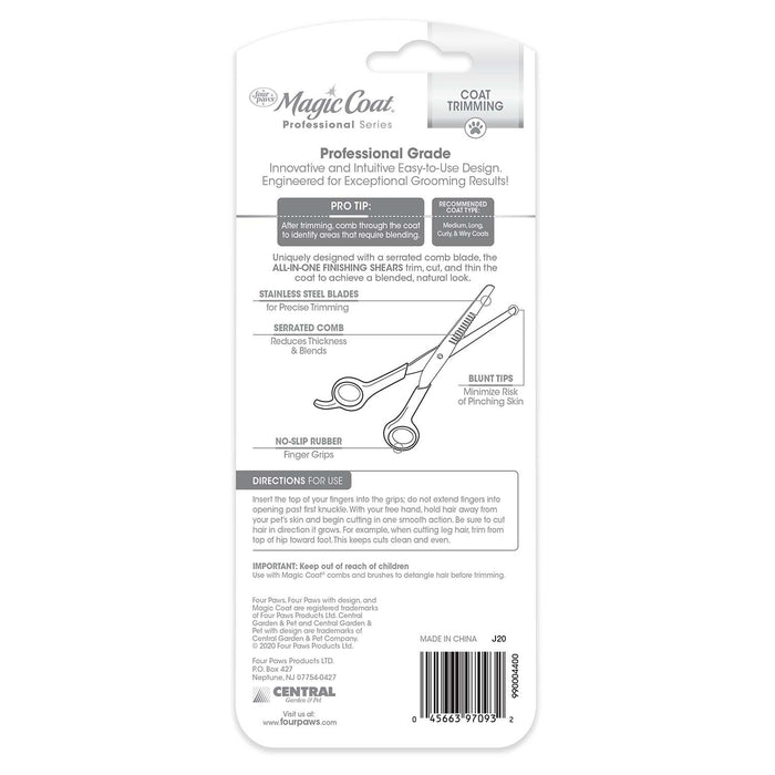 Magic Coat Professional Series All - in - One Finishing Grooming Shears - 39A18 - 2