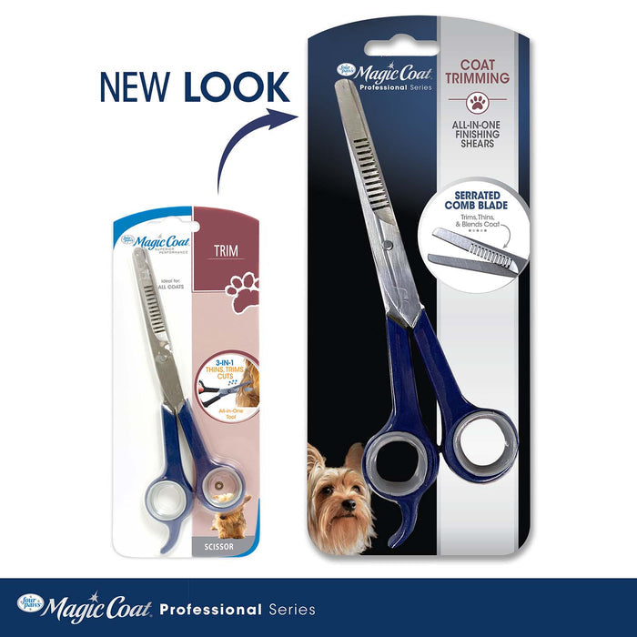 Magic Coat Professional Series All - in - One Finishing Grooming Shears - 39A18 - 8