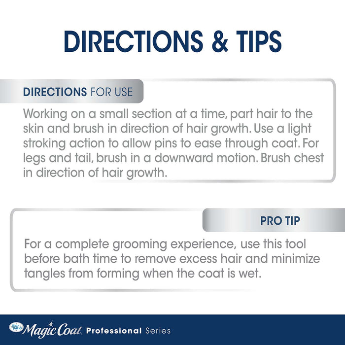 Magic Coat Professional Series Dual - Sided Deshedder - 39A13 - 5