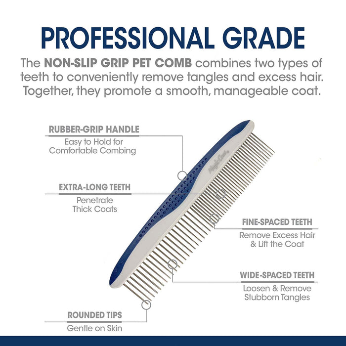 Magic Coat Professional Series Non - Slip Grip Pet Comb - 39A17 - 3
