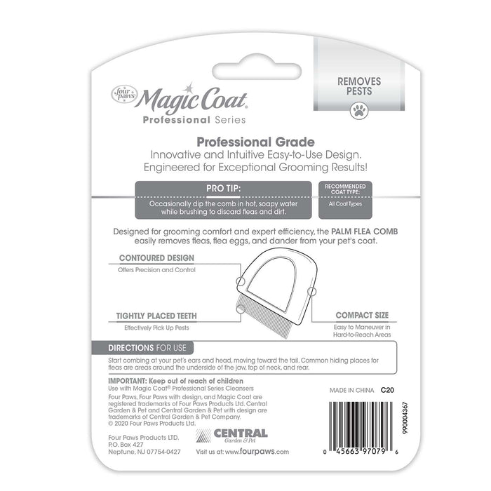 Magic Coat Professional Series Palm Flea Comb - 39A14 - 2