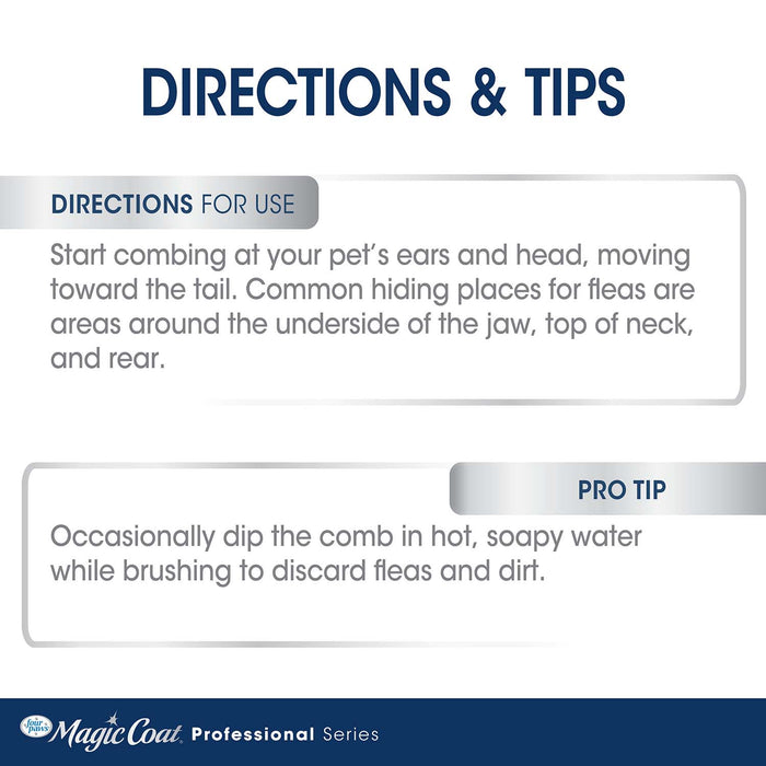 Magic Coat Professional Series Palm Flea Comb - 39A14 - 6