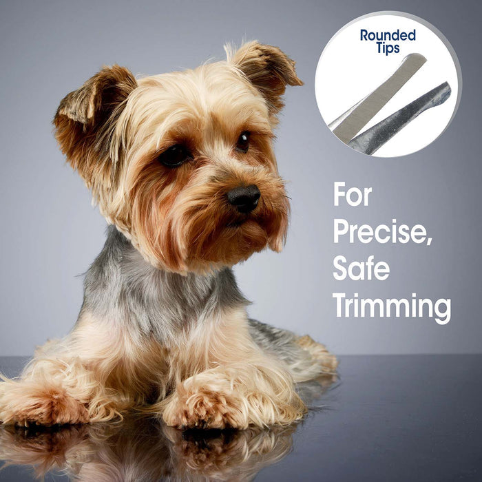 Magic Coat Professional Series Safety Tip Facial Dog Trimming Scissors - 39A12 - 4