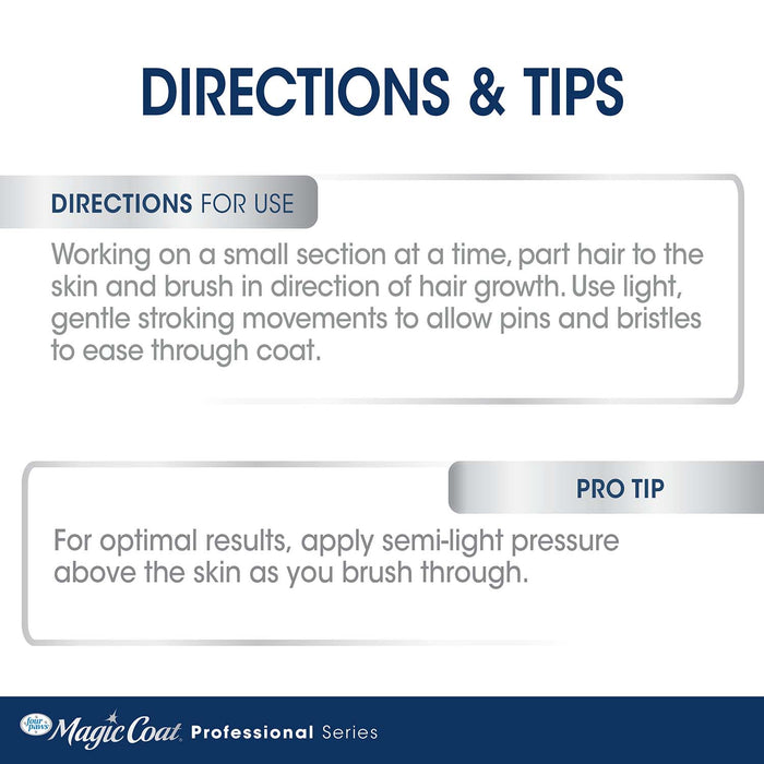 Magic Coat Professional Series Self - Cleaning Slicker Brush - 39ZZ - 5