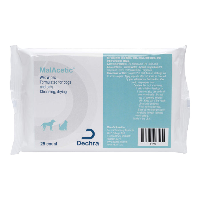MalAcetic Wet Wipes for Dogs and Cats - 013DP-25C - 25 Count - 5