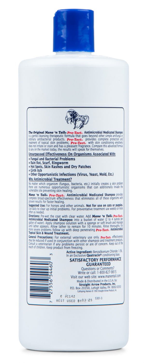 Mane 'N Tail Pro - Tect Horse Shampoo, 32 oz - 4DMF - 2