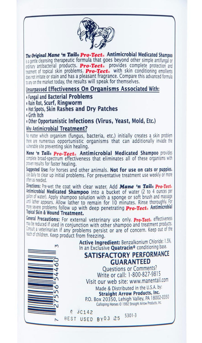 Mane 'N Tail Pro - Tect Horse Shampoo, 32 oz - 4DMF - 3