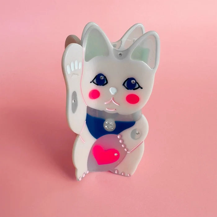 Maneki Lucky Cat | Hair Claw