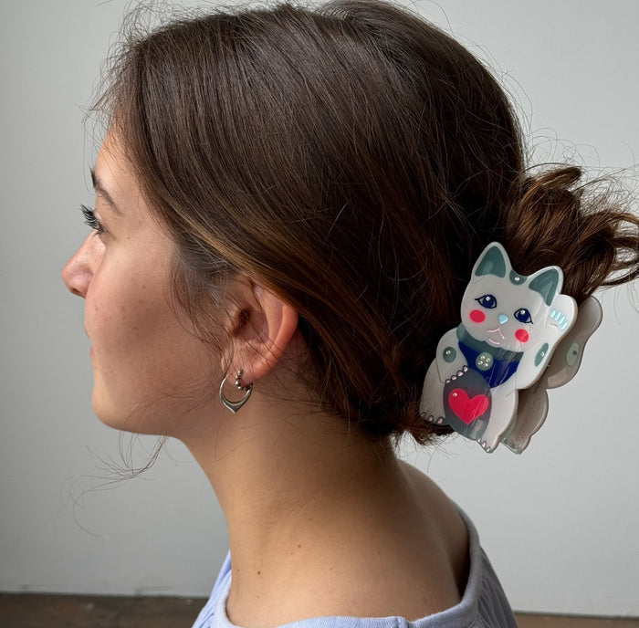 Maneki Lucky Cat | Hair Claw
