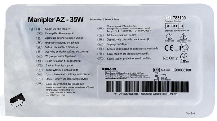 Manipler AZ Surgical Skin Stapler - J3AA - 3